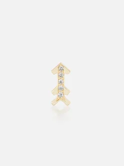 Arrow Stud Earring Single