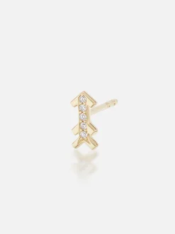 Arrow Stud Earring Single