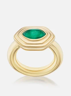 Cairo Ring Green Emerald