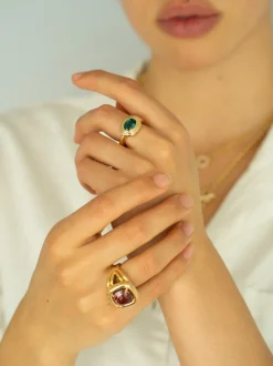 Cairo Ring Green Emerald