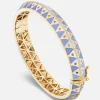 Chubby Stone Inlay Bangle