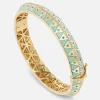 Chubby Stone Inlay Bangle