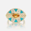 Cleopatra's Eye Cocktail Ring