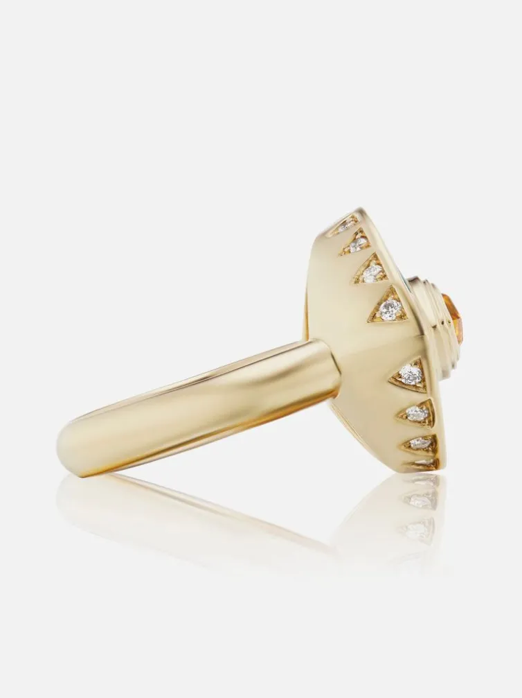 Cleopatra's Eye Cocktail Ring