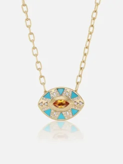 Cleopatra's Eye Pendant Necklace