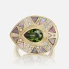 Cleopatra's Tear Cocktail Ring