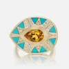 Cleopatra's Tear Cocktail Ring