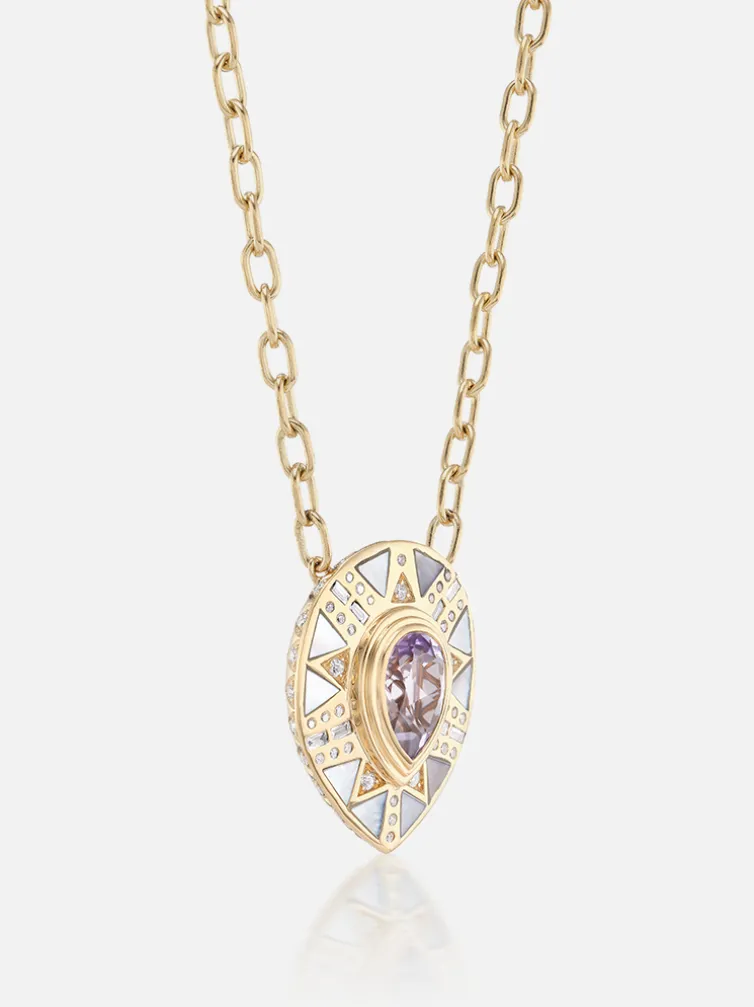 Cleopatra's Tear Pendant Necklace
