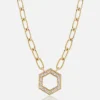 Diamond Foundation Cable Chain Necklace