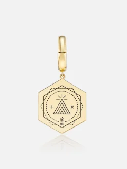 Evil Eye Inlay Charm Pendant