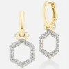 Foundation Huggie Earrings Diamond