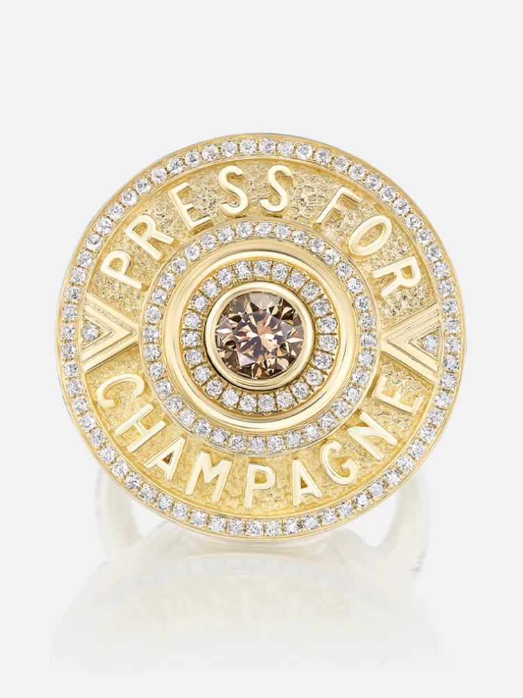 Harwell Godfrey x Ashley Longshore Press for Champagne Ring