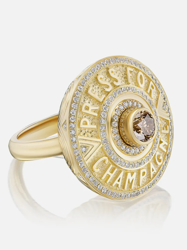 Harwell Godfrey x Ashley Longshore Press for Champagne Ring