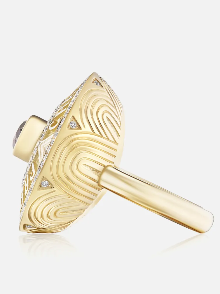 Harwell Godfrey x Ashley Longshore Press for Champagne Ring