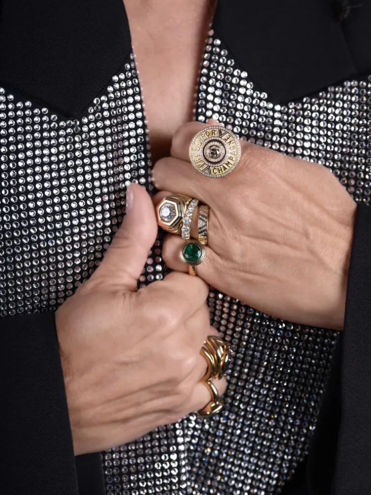 Harwell Godfrey x Ashley Longshore Press for Champagne Ring