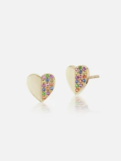 Heart Stud Earrings