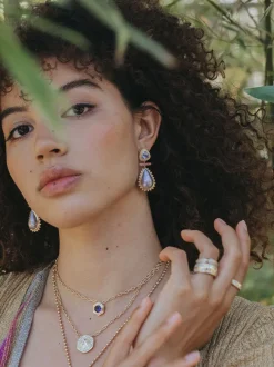 Hexed Citrine Pendant Necklace