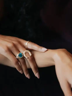 Horseshoe Diamond Ring
