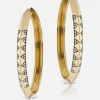 Knife Edge Hoop Earrings