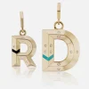 Knife Edge Letter Charms