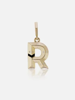 Knife Edge Letter Charms