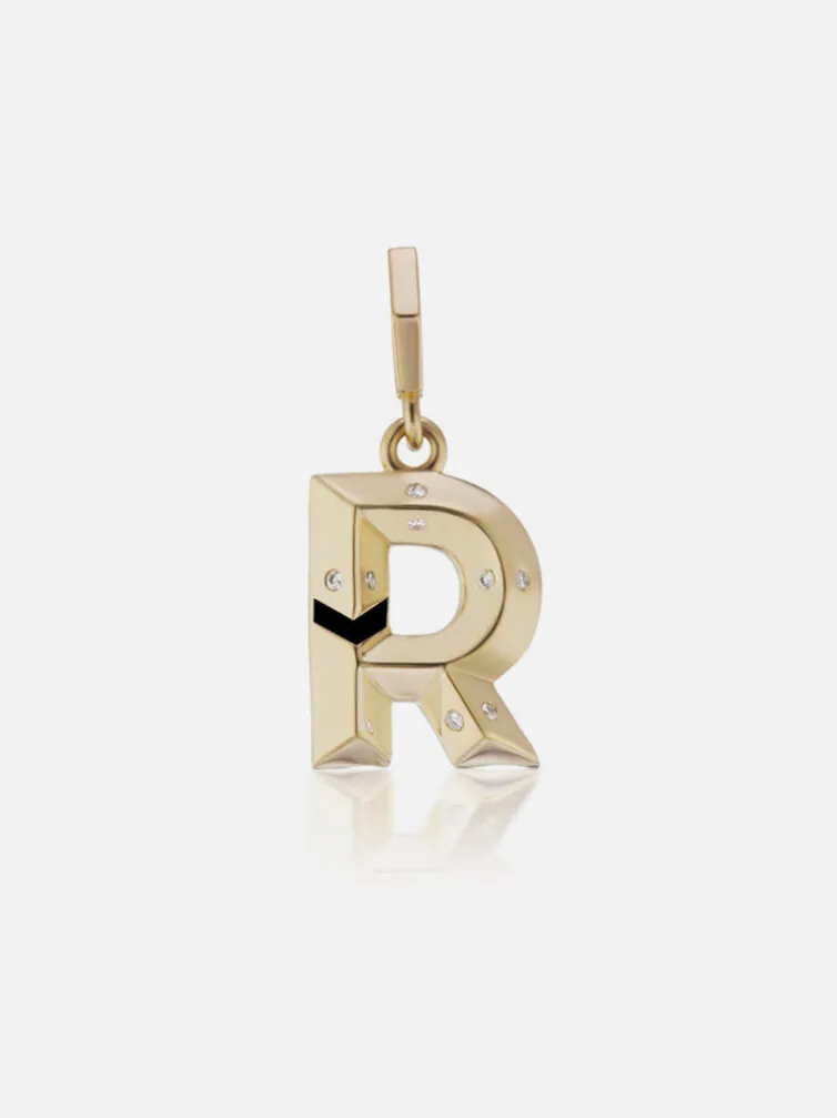 Knife Edge Letter Charms