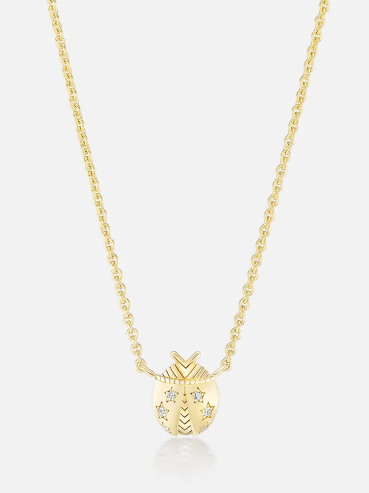 Ladybug Pendant Necklace