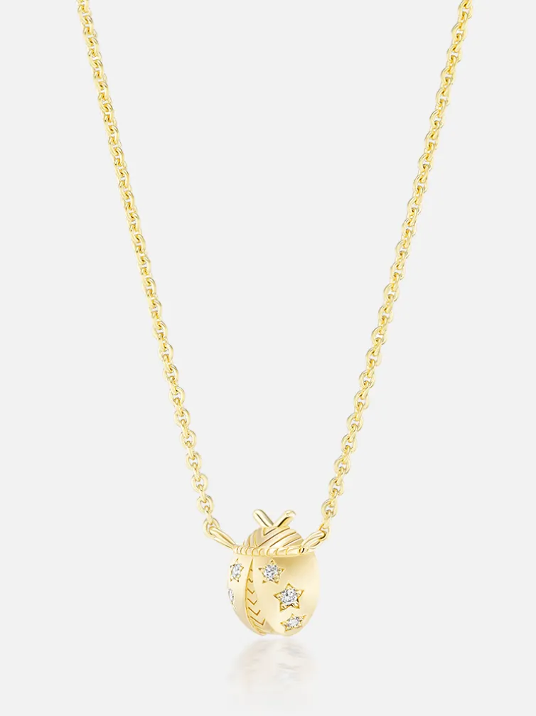 Ladybug Pendant Necklace
