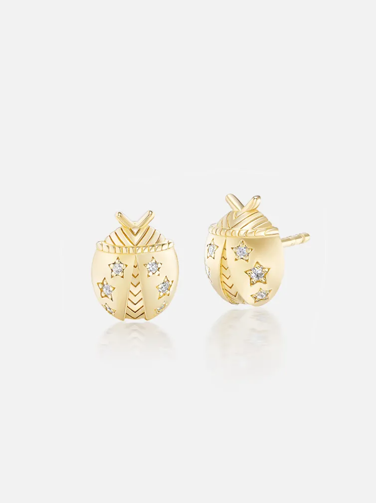 Ladybug Studs