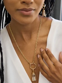 Major Engraved Gold Hexagon Foundation