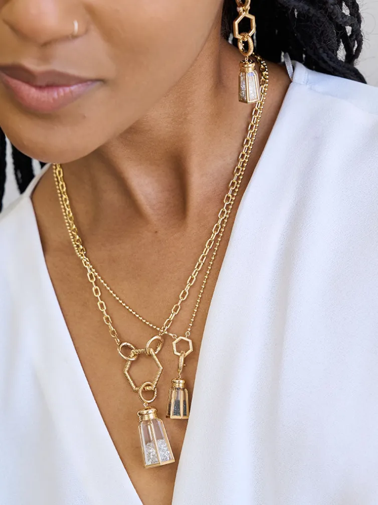 Major Lucky Salt Shaker Charm Pendant