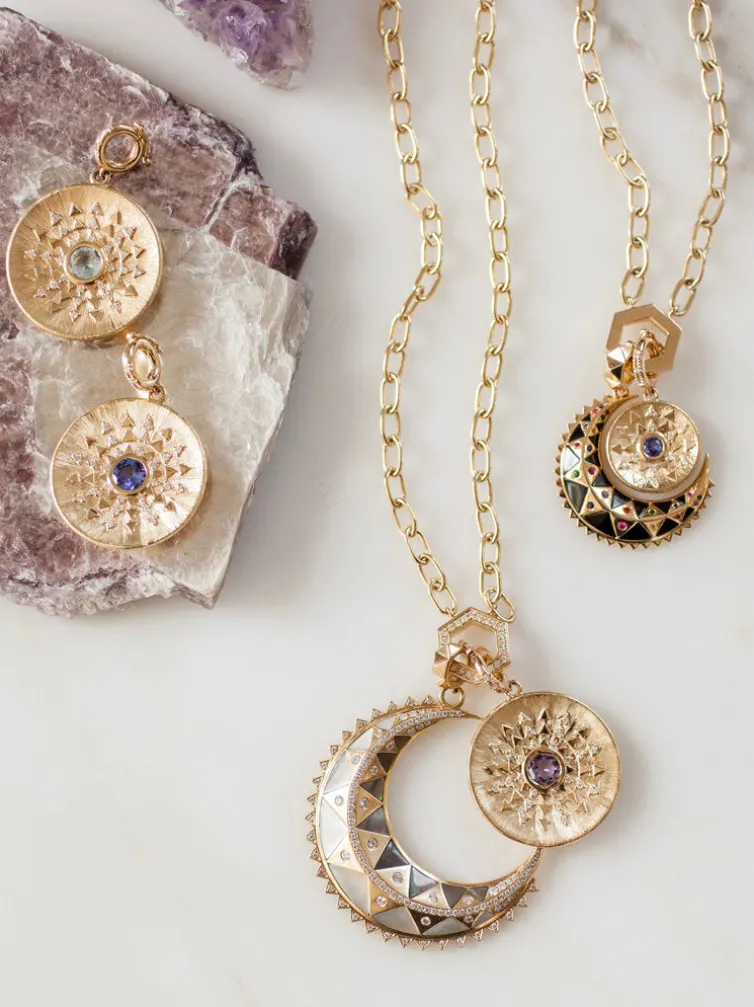 Major Sun Sign Medallion Pendant