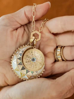 Major Sun Sign Medallion Pendant Months