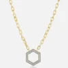 18" Mini Diamond Hexagon Foundation Cable Chain