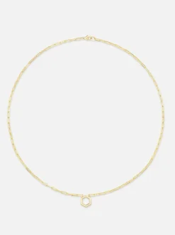 18" Mini Hexagon Foundation Paperclip Chain