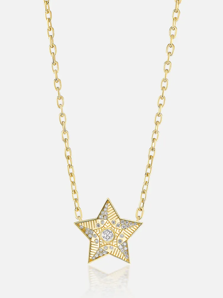 Mini Supernova Star Pendant Necklace