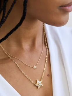 Mini Supernova Star Pendant Necklace