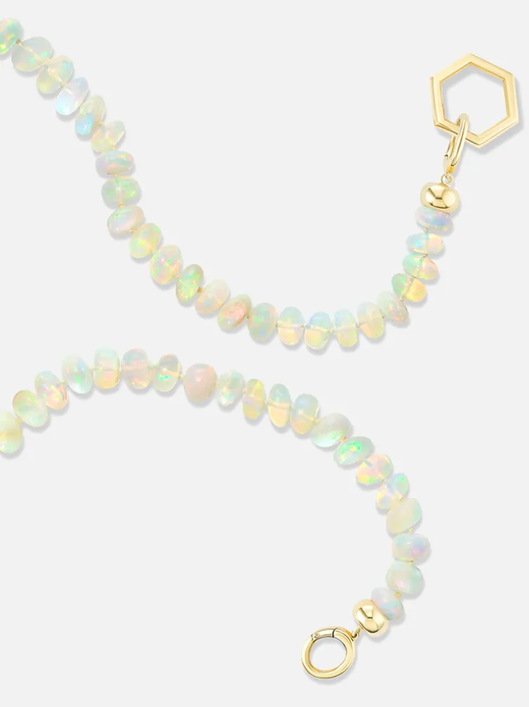 18" Open Bail Opal Bead Foundation Necklace