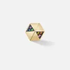 Pyramid Stud Earring Single