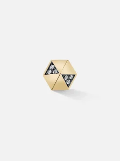 Pyramid Stud Earring Single