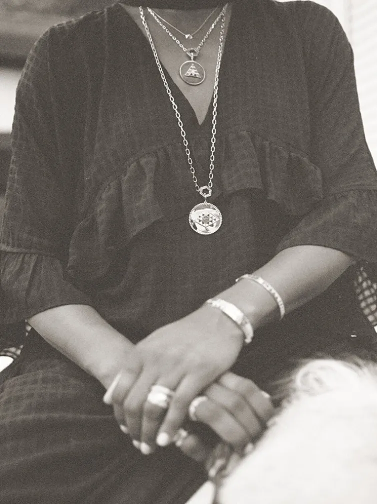 Pyramid Stud Necklace