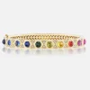 Rainbow Cabochon Bangle