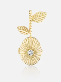 Seed Pendant Locket Diamond