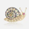 Snail Brooch