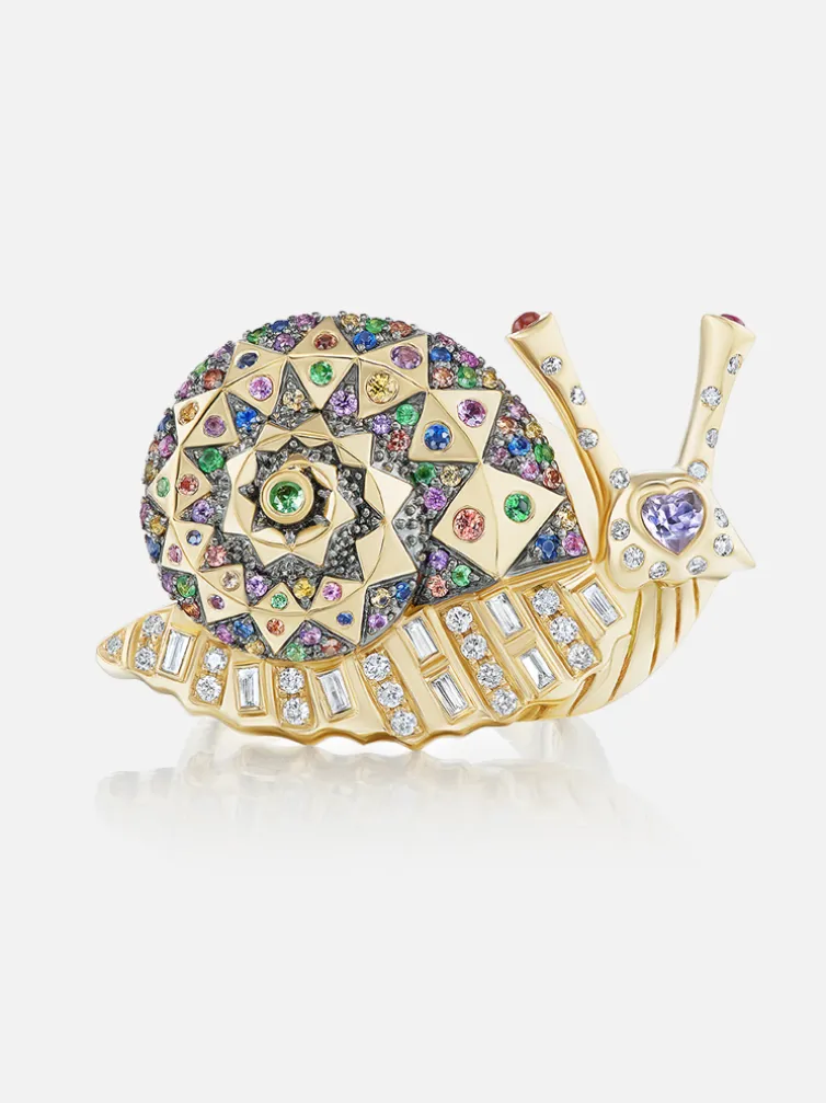 Snail Cocktail Ring