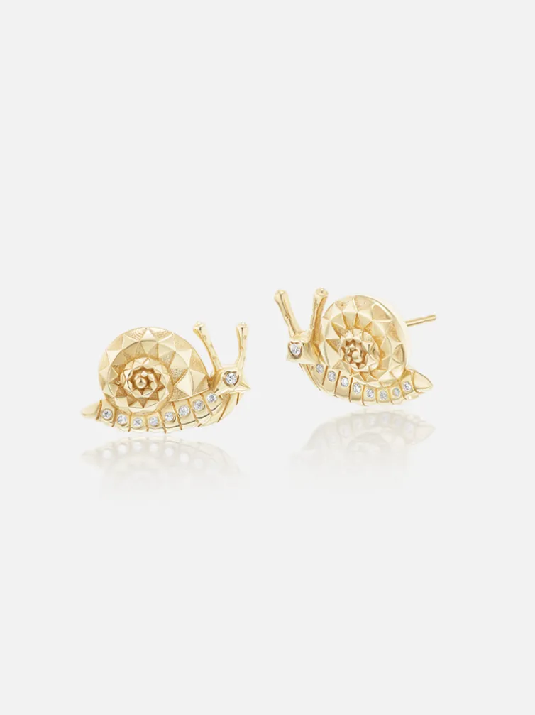 Snail Stud Earrings