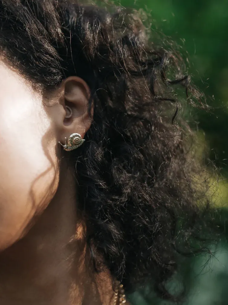 Snail Stud Earrings