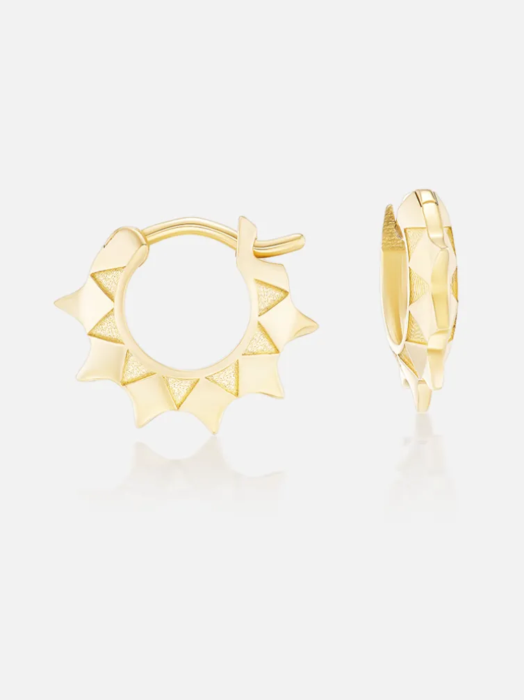 1/2" Spiked Talisman Hoops