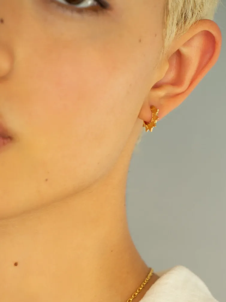 1/2" Spiked Talisman Hoops