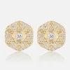 Stardust Major Button Stud Earrings